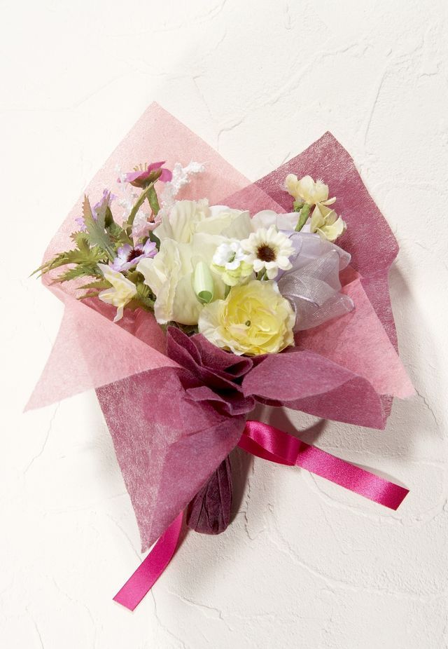 【造花ミニ花束】手のひらブーケ３７