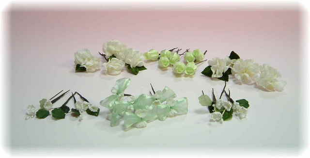 小花の３０セット ヘッドドレス