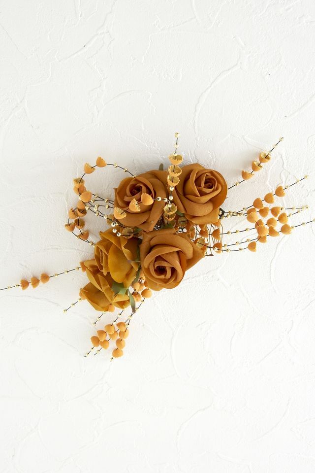 【造花・アートフラワー・和装髪飾り】和洋・両用髪飾りＭ