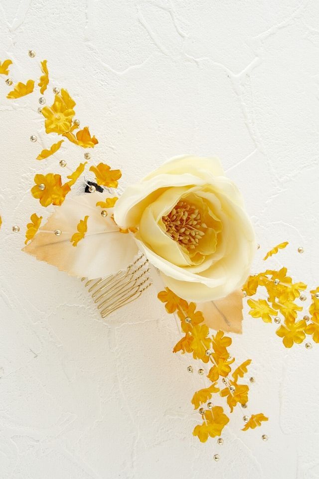 【造花・アートフラワー・和装髪飾り】和洋・両用髪飾り５