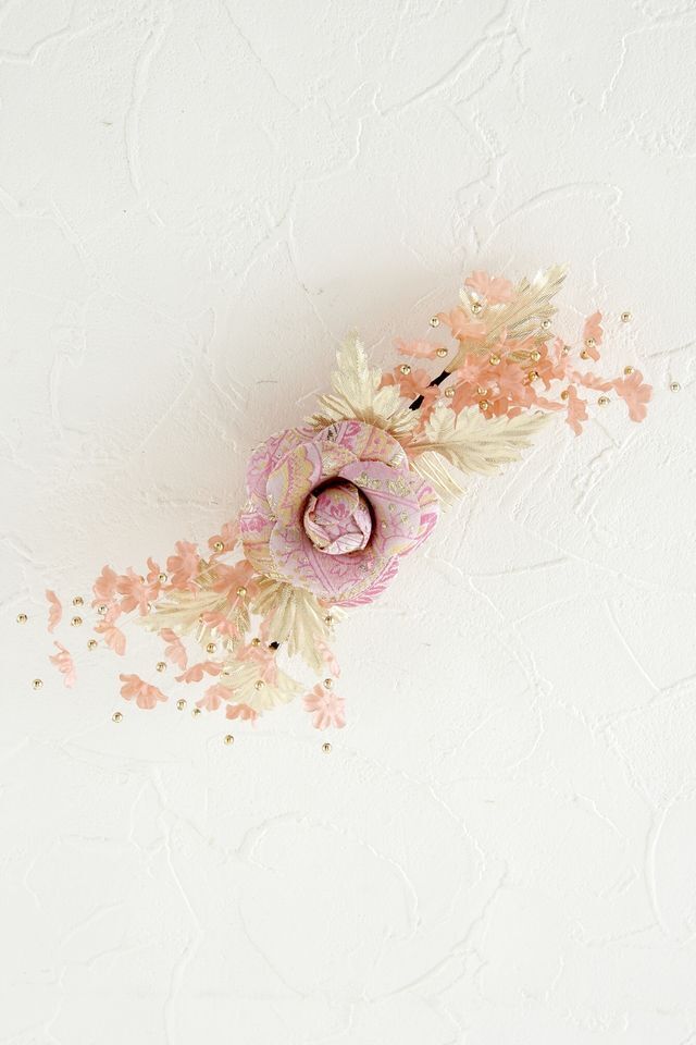 【造花・アートフラワー・和装髪飾り】和洋・両用髪飾り７