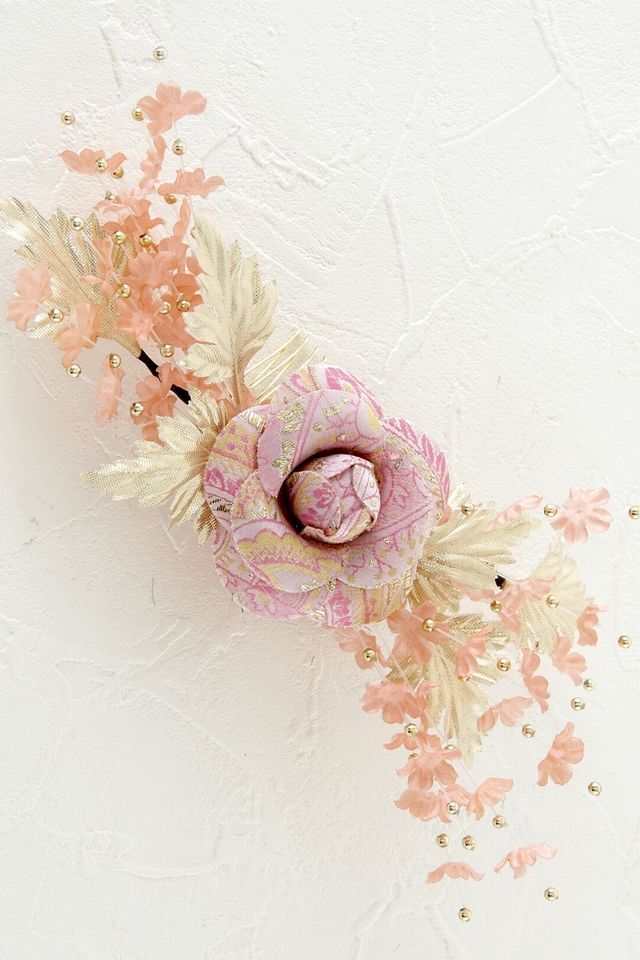 【造花・アートフラワー・和装髪飾り】和洋・両用髪飾り７