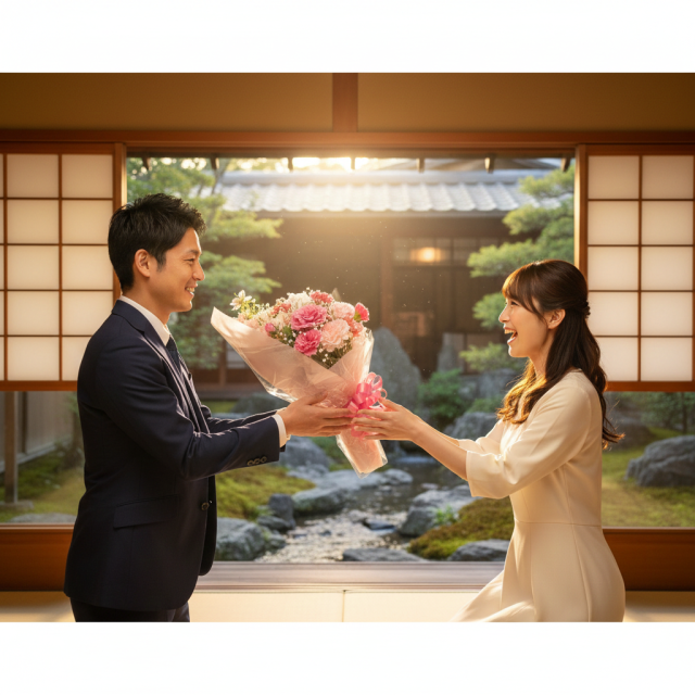 一点もの 高級アーティフィシャルフラワー花束｜ピンク系ラグジュアリーブーケ（母の日・誕生日・プロポーズ・ギフト）
