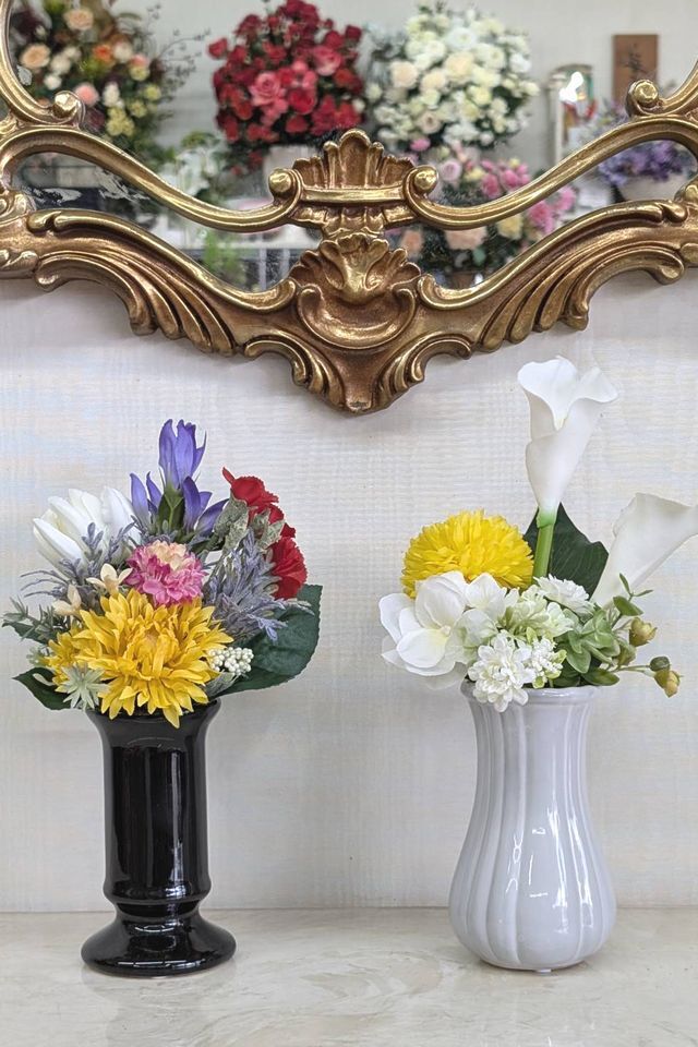 アーティフィシャルフラワー・造花 お仏壇向けリトル仏花・ミニ供花