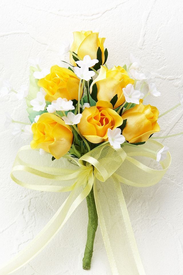 【卒業式・入学式・イベントの胸元に華を添えるコサージュ】ミニバラのブーケコサージュ