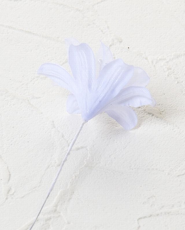 【アートフラワーパーツ・染花 ・布花】シェリー／アクアブルー