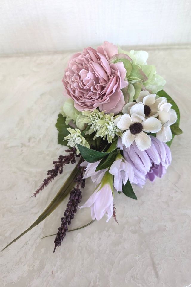 アーティフィシャルフラワー・造花 お仏壇向けリトル仏花・ミニ供花