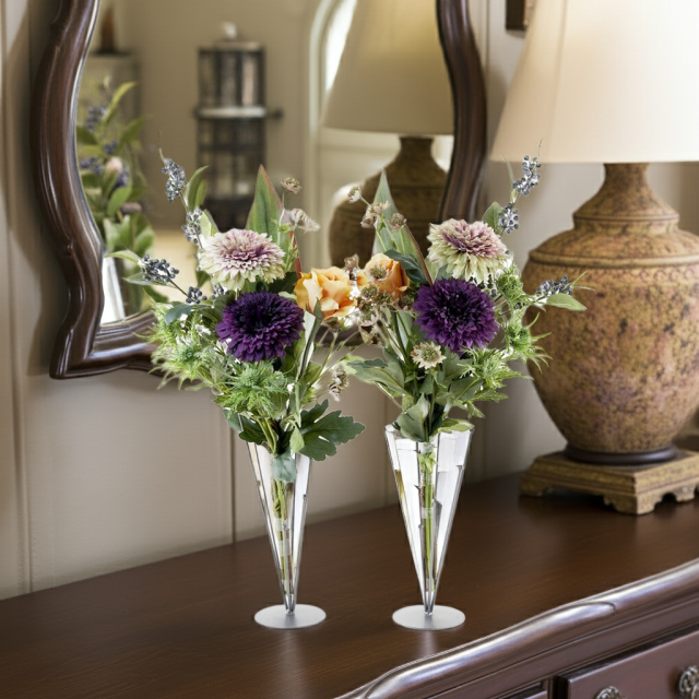 【プレミアムアレンジ 造花・アーティフィシャルフラワー・インテリアフラワー】White and green flower arrangement