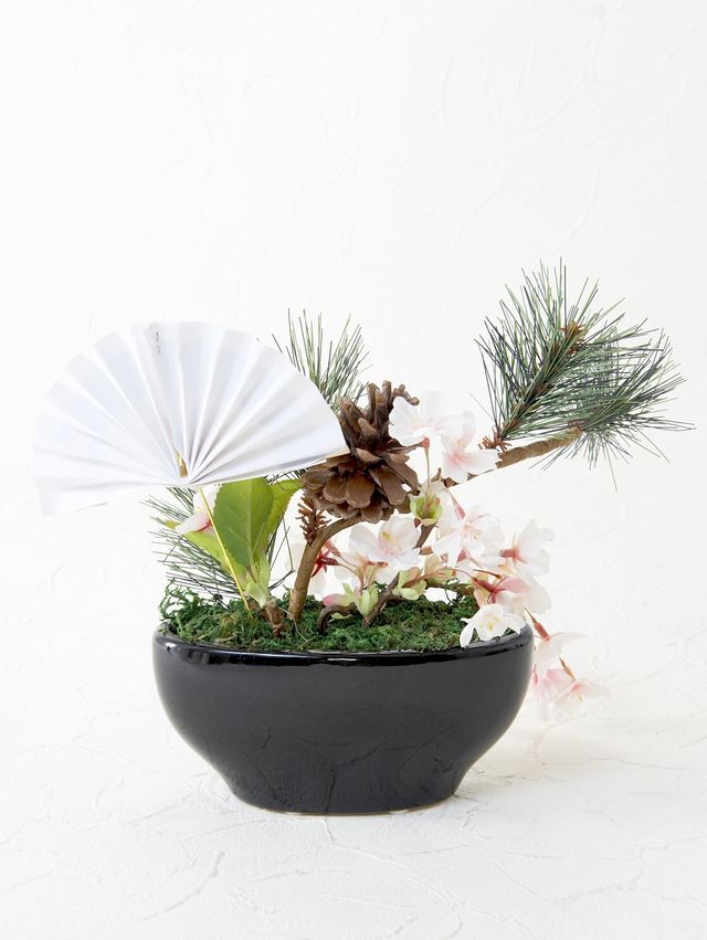 【造花・和モダン・お正月向けアートフラワーアレンジメント】泰成