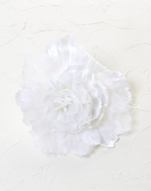 【アートフラワーパーツ・造花・染花・布花】シャイニー野ばら／ラメ付き（大）