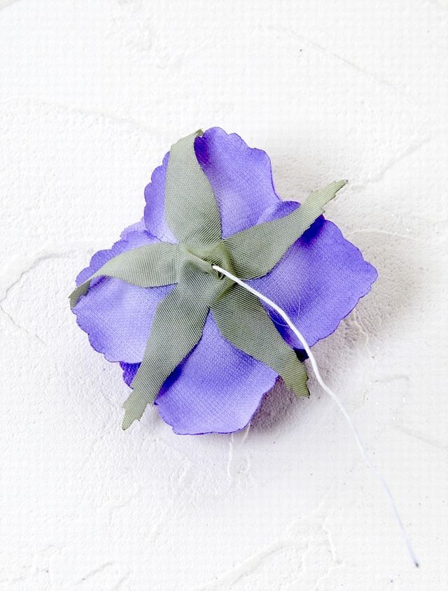【アートフラワーパーツ・造花・染花・布花】ベルベットローズ（咲花）
