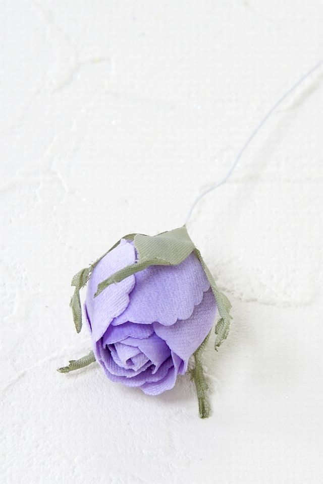 【アートフラワーパーツ・造花・染花・布花】ベルベットローズ（蕾）