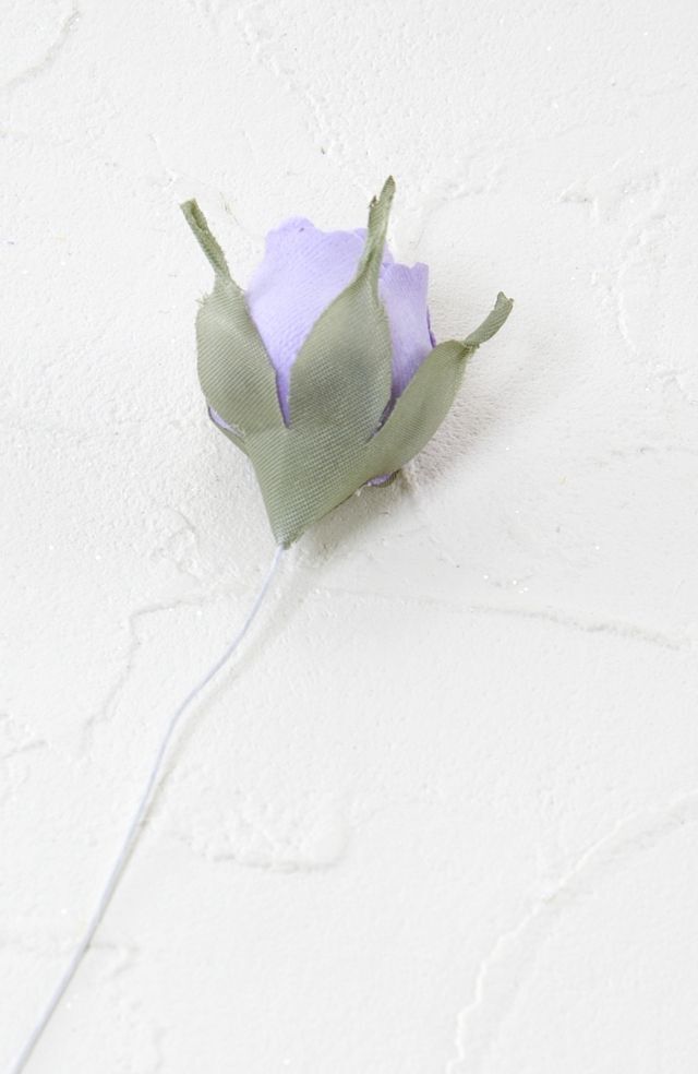 【アートフラワーパーツ・造花・染花・布花】ベルベットローズ（蕾）