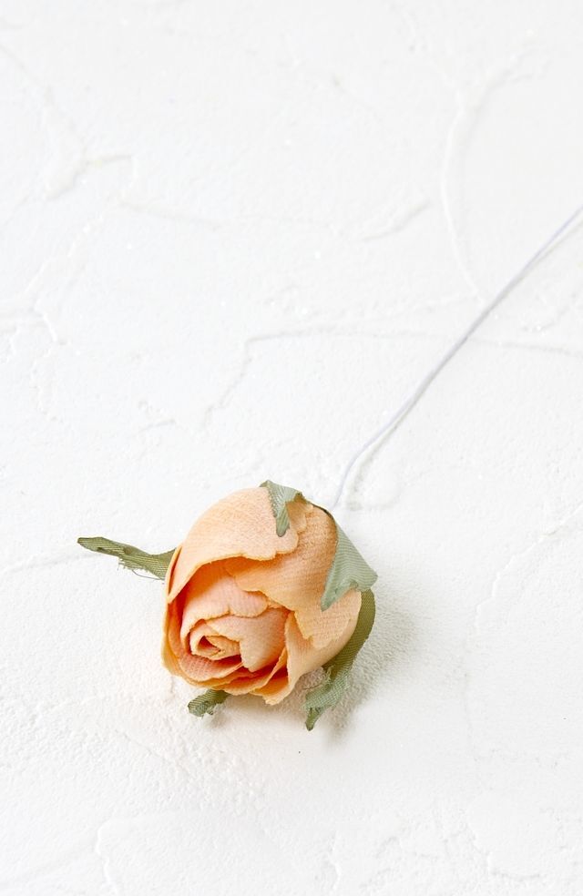 【アートフラワーパーツ・造花・染花・布花】ベルベットローズ（蕾）