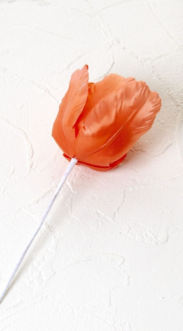 【アートフラワーパーツ・造花・染花・布花】チューリップ