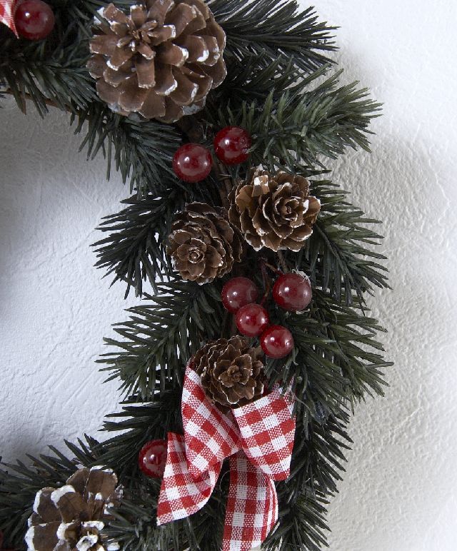 【造花・アーティフィシャルフラワーリース】コーンベリーリース