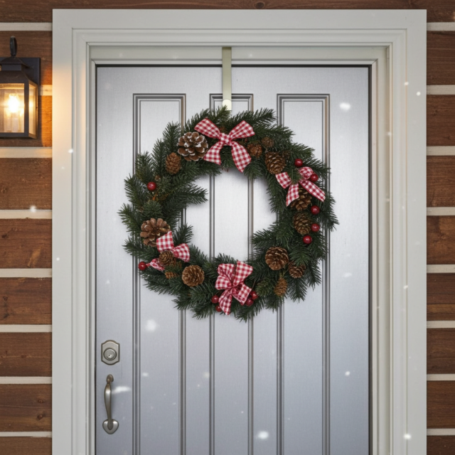 【造花・アーティフィシャルフラワーリース】コーンベリーリース