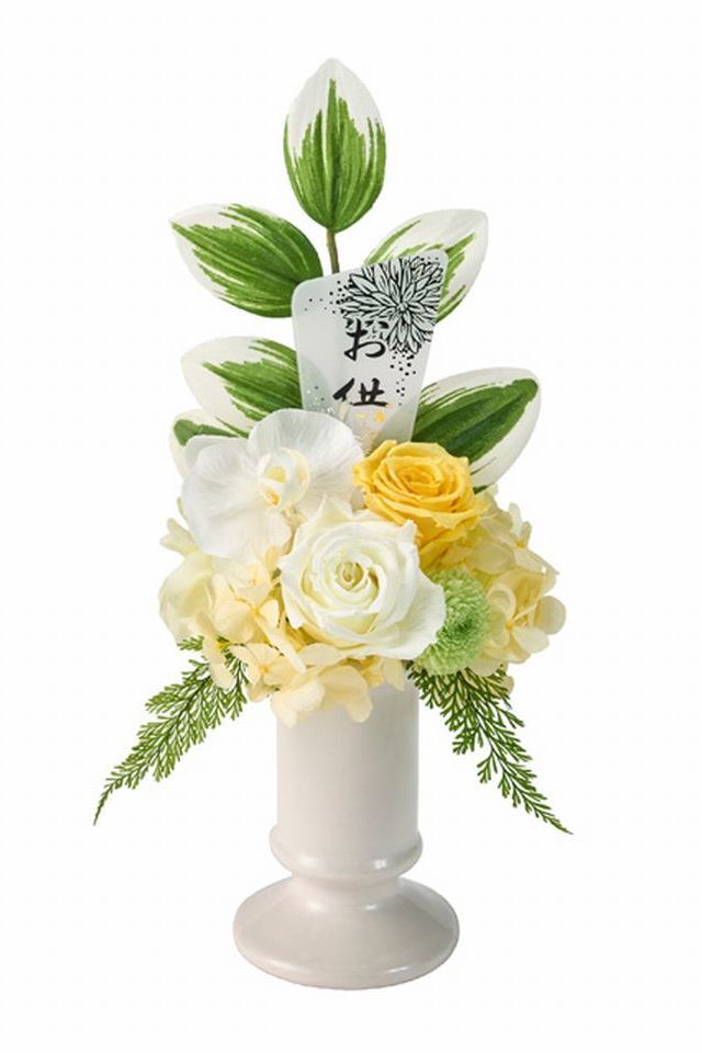 【プリザーブドフラワー・お仏壇花・供花・仏花／ご命日・ご供養・お悔み】東京堂 プリザーブドフラワー ・莉乃(りの)