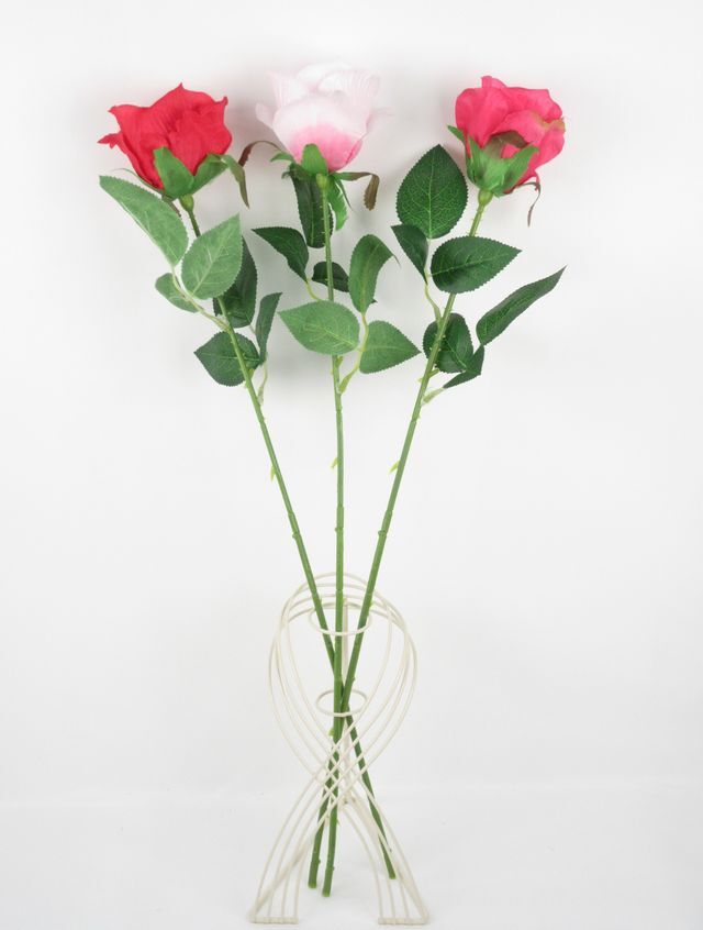 アートフラワーブーケ　花　造花　アートフラワー　管理番号1ーピンクの剣先薔薇 Amazon.co.jp: jwyndsq(おと) 造花 バラ 赤 9本セット 一輪 花束