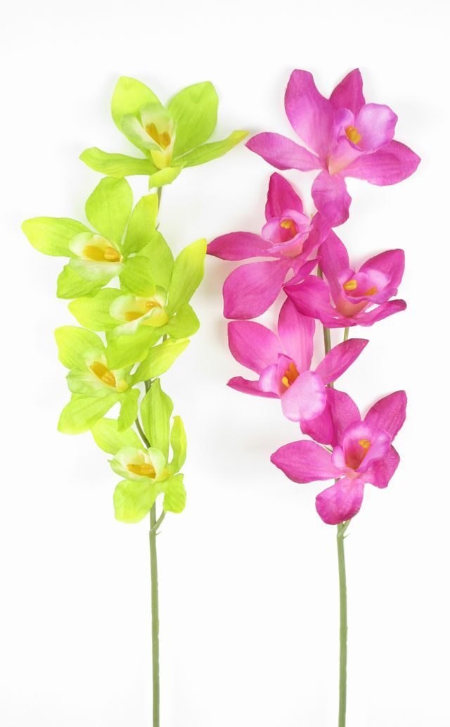 【造花・アーティフィシャルフラワー・アートフラワー・シルクフラワー】シンビジウム ・蘭