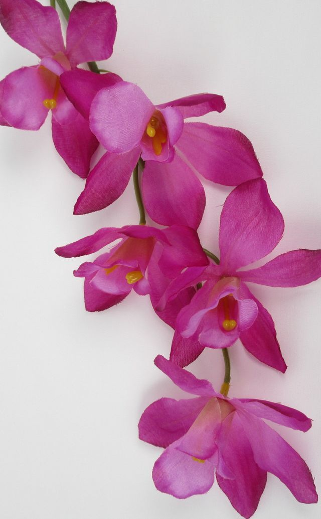 【造花・アーティフィシャルフラワー・アートフラワー・シルクフラワー】シンビジウム ・蘭