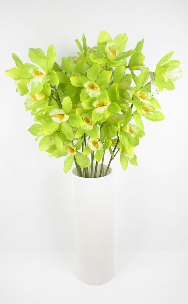 【造花・アーティフィシャルフラワー・アートフラワー・シルクフラワー】シンビジウム ・蘭