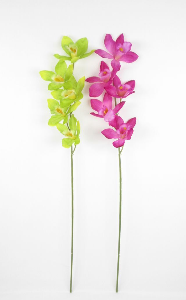 【造花・アーティフィシャルフラワー・アートフラワー・シルクフラワー】シンビジウム ・蘭