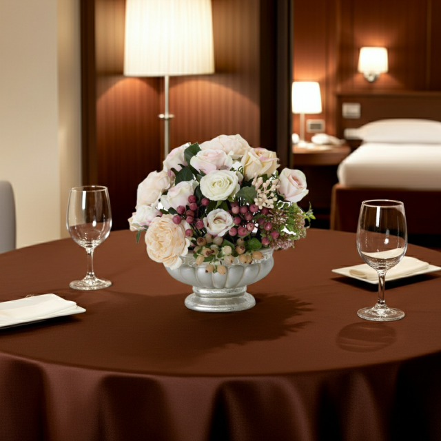 【造花・アーティフィシャルフラワー・インテリアアレンジメント】パウダリーローズ