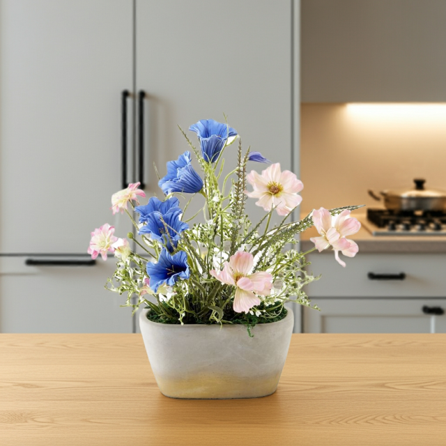 造花・アーティフィシャルフラワー・アレンジメント】コスモスと