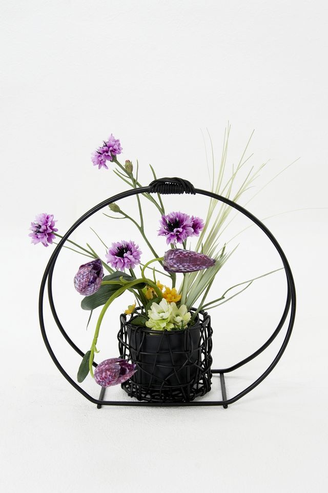 【造花・アートフラワー・和モダン・和風アレンジメント】翠奈 -akina