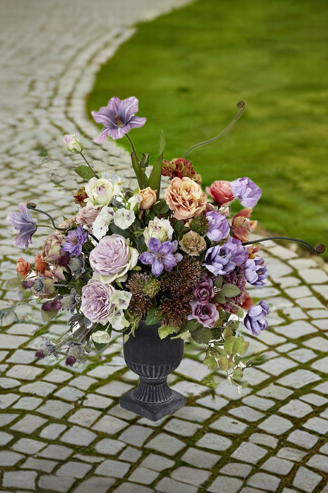 【プレミアムデザイン 造花・アーティフィシャルフラワーアレンジメント】Flowers blooming in the garden