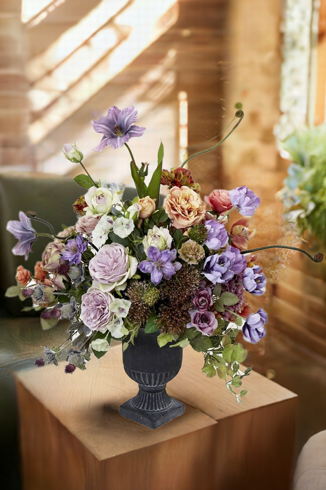 【プレミアムデザイン 造花・アーティフィシャルフラワーアレンジメント】Flowers blooming in the garden
