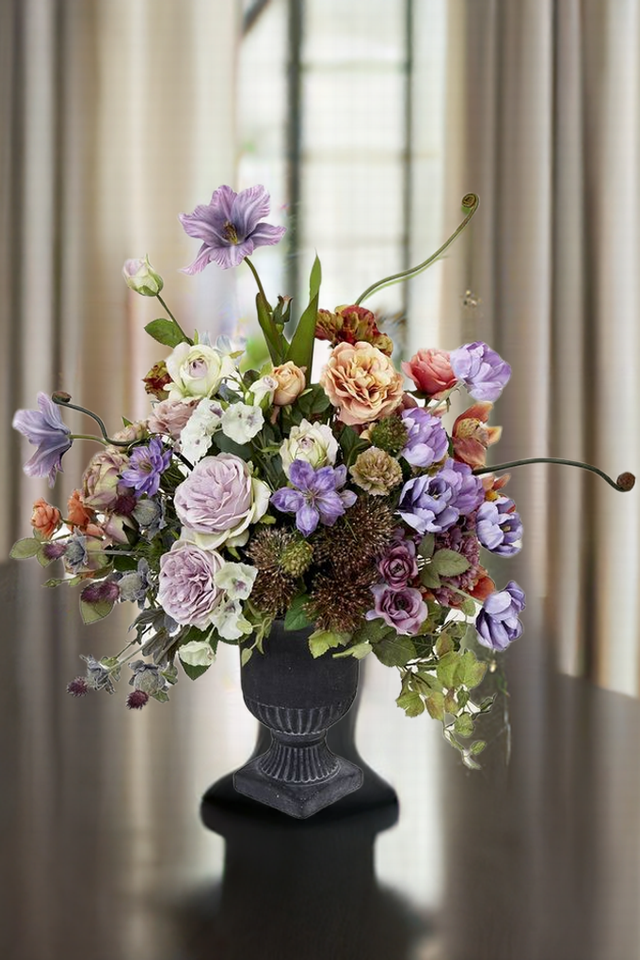 【プレミアムデザイン 造花・アーティフィシャルフラワーアレンジメント】Flowers blooming in the garden