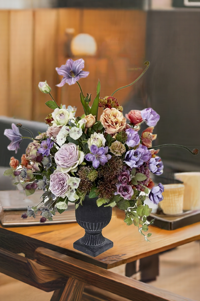 【プレミアムデザイン 造花・アーティフィシャルフラワーアレンジメント】Flowers blooming in the garden