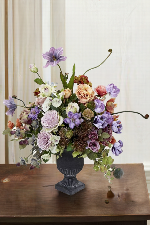 【プレミアムデザイン 造花・アーティフィシャルフラワーアレンジメント】Flowers blooming in the garden