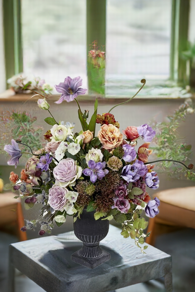 【プレミアムデザイン 造花・アーティフィシャルフラワーアレンジメント】Flowers blooming in the garden