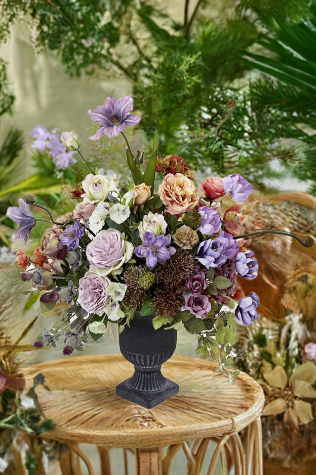 【プレミアムデザイン 造花・アーティフィシャルフラワーアレンジメント】Flowers blooming in the garden