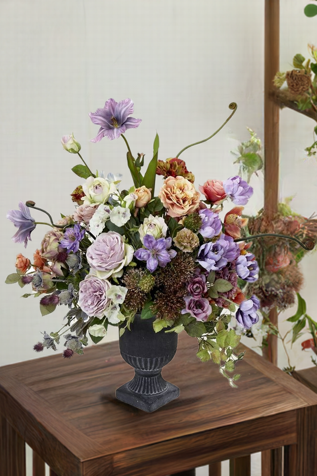 【プレミアムデザイン 造花・アーティフィシャルフラワーアレンジメント】Flowers blooming in the garden