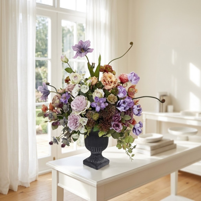 【プレミアムデザイン 造花・アーティフィシャルフラワーアレンジメント】Flowers blooming in the garden