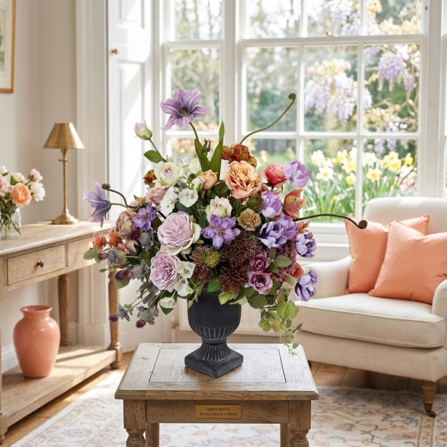 【プレミアムデザイン 造花・アーティフィシャルフラワーアレンジメント】Flowers blooming in the garden