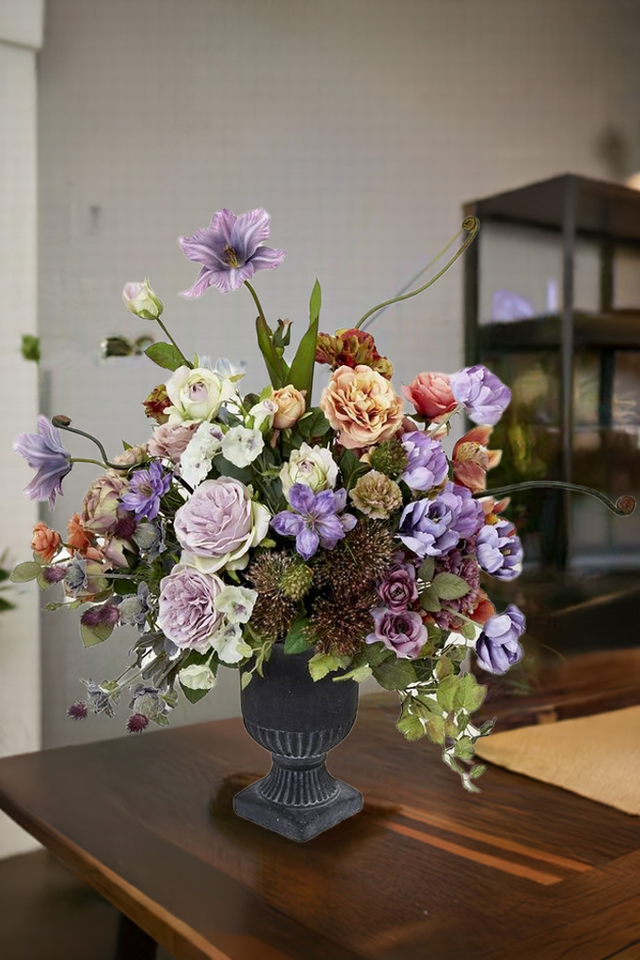 【プレミアムデザイン 造花・アーティフィシャルフラワーアレンジメント】Flowers blooming in the garden