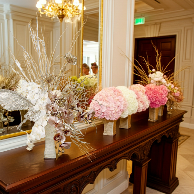 【プレミアムコレクション 造花・アーティフィシャルフラワーアレンジメント】shining butterfly