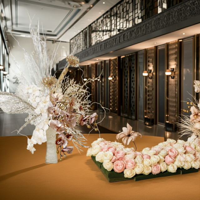 【プレミアムコレクション 造花・アーティフィシャルフラワーアレンジメント】shining butterfly