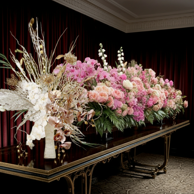 【プレミアムコレクション 造花・アーティフィシャルフラワーアレンジメント】shining butterfly