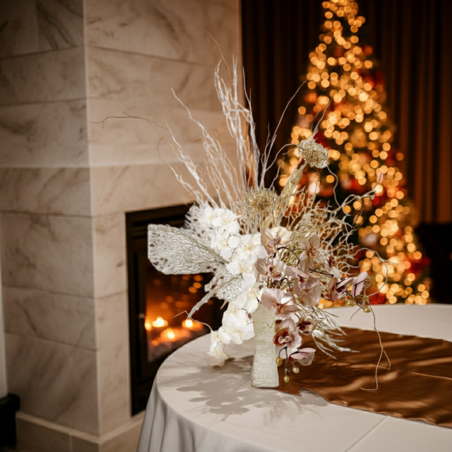 【プレミアムコレクション 造花・アーティフィシャルフラワーアレンジメント】shining butterfly