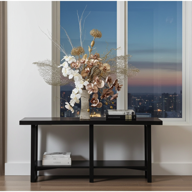 【プレミアムコレクション 造花・アーティフィシャルフラワーアレンジメント】shining butterfly