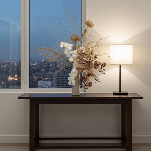 【プレミアムコレクション 造花・アーティフィシャルフラワーアレンジメント】shining butterfly