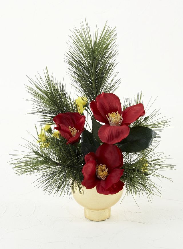 【造花・和モダン・お正月向けアートフラワーアレンジメント】鶏旦-keitan