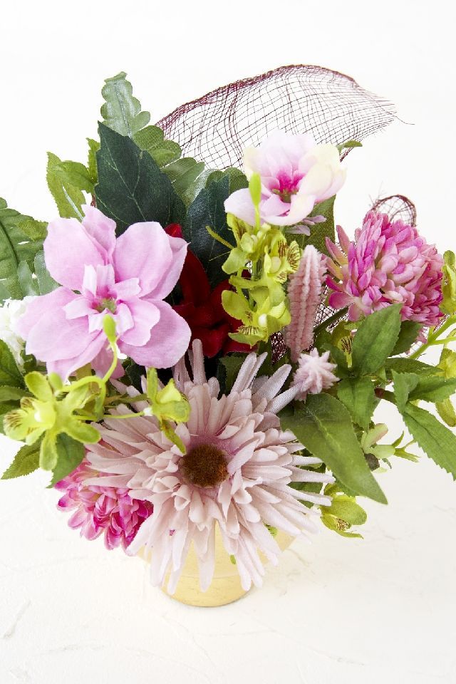 【造花・和モダン・和風アレンジメント】花筐−はながたみ−