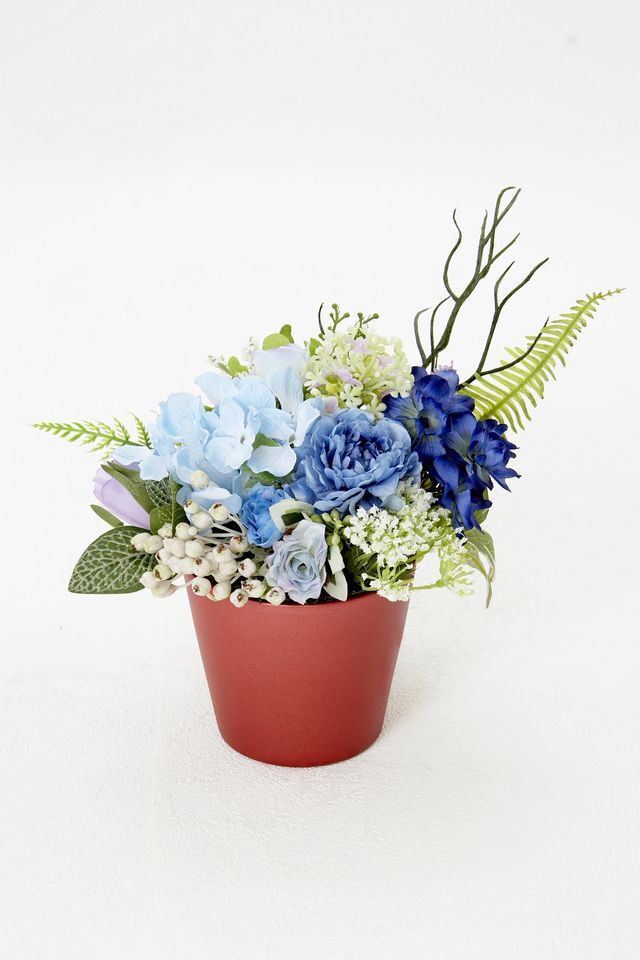 【造花・アーティフィシャルフラワー・造花インテリア】Thank youポットアレンジーB
